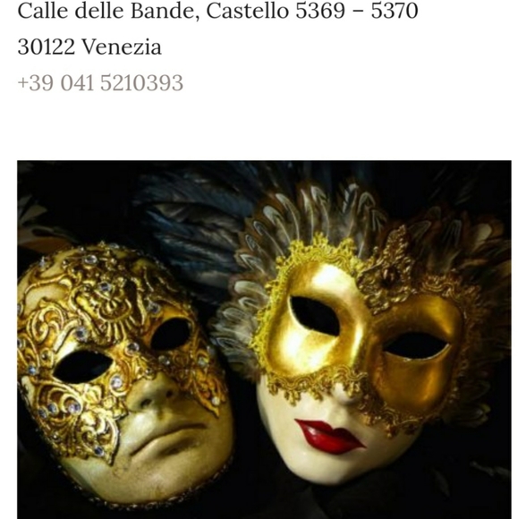 EYES WIDE SHUT Original Porcelain Venetian Mask - Picture 4 of 6